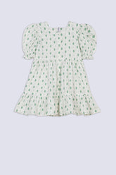 White Girl's Printed Top